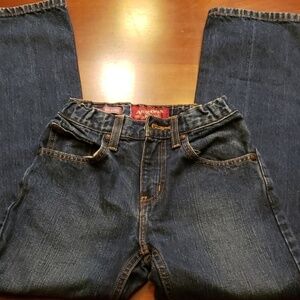 Arizona Relaxed Jeans Adjustable Waist 10 Slim EUC